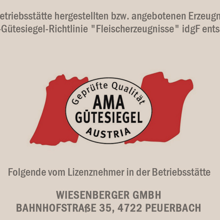 AMA
GÜTESIEGEL