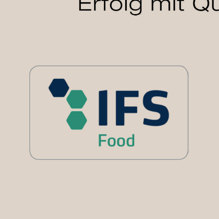 IFS PROGRESS
FOOD